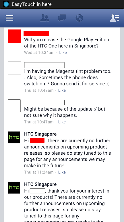 HTC One Google Play Edition Singapore